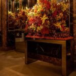 Aparador Sofá Table Espelho Bronze