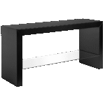 Aparador Sofá Table Madeira Preto(a)