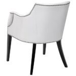 Poltrona Tania Camurça Branco(a)