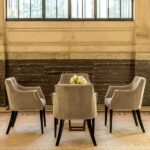 Poltrona Tania Camurça Cinza