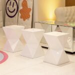 Pufe Ampulheta Branco(a)