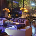 Pufe Quadrado Linho Fendi (Com Butone)