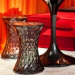 Pufe Stone Diamond Fumê