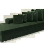 Sofá Cipriani Capa Veludo Verde