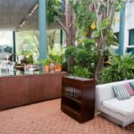 Carrinho de Bebida Texturizado Madeira