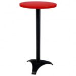 Bistrô Alto Base Preta com Tampo Laca