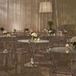 Bistrô Sari Branco com Tampo Vidro Branco