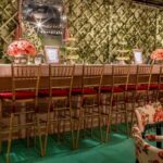 Cadeira Duomo com Braço com Encosto Floral com Pingentes