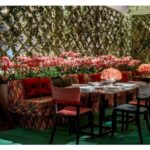 Cadeira Duomo sem Braço com Encosto Zig Zag Vermelho com Pingentes