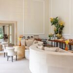 Mesa Cilíndrica Corda com Tampo Espelho