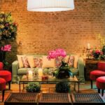 Mesa Ferro Preto Centro com Palha Inferior Preta