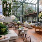 Base Trapézio Ferro Envelhecido com Tampo Espelho