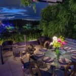 Tampo de Vidro Transparente com Base Grace Cinza