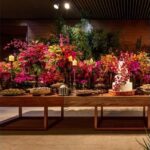 Tampo Madeira de Demolição com Base Cubo Cobre