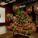 Tampo Madeira de Demolição com Base Cubo Cobre