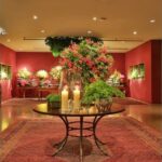 Tampo Tabaco com Base Bambu Dourada