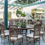 Tampo Espelho Bronze com Base Bambu Ferro Cinza