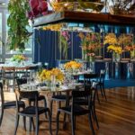 Tampo Espelho Bronze com Base Trapézio Ferro Envelhecido