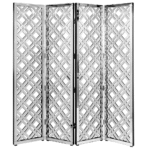 Biombo Versailles Espelho 04 Folhas