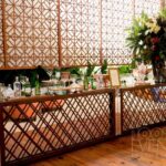 Balcão/Bar Frente Treliça Ferro Envelhecido