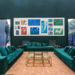 Mesa Chapelle Centro com Vidro Transparente