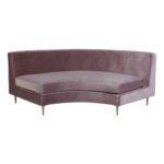 Sofá Manoela Veludo Rosa Bois de Rose