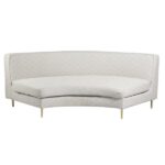 Sofá Manoela Linho Geométrico Cru