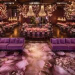 Sofá Manoela Veludo Inca Rosê (2 módulos curvos)