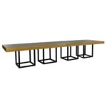 Tampo Bossa Espelho Bronze com Borda Mel e Base Aresta