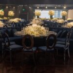 Cadeira Dubai Prata com Assento Veludo Preto