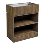 Carrinho de Bebida Texturizado Madeira