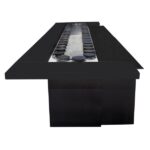 Balcão Esteira Giratória I com Bancada em Granito Preto