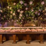 Mesa Ferro Envelhecido com Cachepot Central