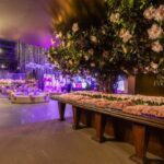 Mesa Ferro Envelhecido com Cachepot Central