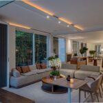 Sofá Loft Veludo Cinza