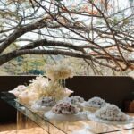 Tampo de Vidro Transparente Duplo com Espaçadores e Base Cubo Vidro