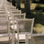 Cadeira Pandoro Off White com Assento Linho Fendi Claro