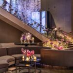 Sofá Manoela Veludo Eros Cinza (2 módulos curvos)