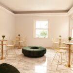 Bistrô Dubai Alto Ouro com Tampo Mármore Branco