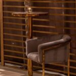 Poltrona Gucci com Capa Veludo Eros Cinza