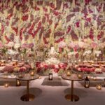 Bistrô Dubai Baixo Ouro com Tampo Mármore Bege