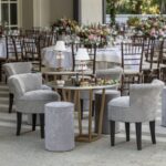 Poltrona Mignon Veludo Andorra Cinza