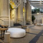 Base Trapézio Ferro Envelhecido com Tampo Madeira Demolição