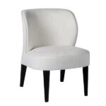 Poltrona Chanel Linho Rústico Off White