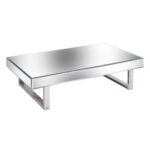 Mesa Espelho Cristal Centro