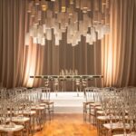 Mesa Dubai 1/4 Prata com Vidro Branco