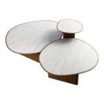 Mesa Drops Marmorizado Centro  - "M"