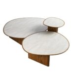 Mesa Drops Marmorizado Centro  - "M"