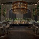 Bistrô Dubai Alto Ouro com Tampo Mármore Branco