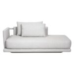 Sofá Milão Linho Cinza Mesclado